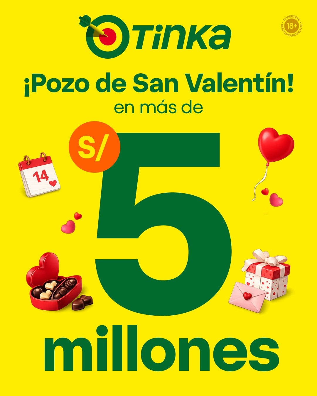 El pozo de La Tinka tiene un premio con más de 5 millones y esta noche de miércoles ¡Tú puedes ser el próximo millonario del Perú!