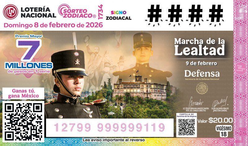 Revisa la lista de premios del Sorteo Zodiaco No. 1734.