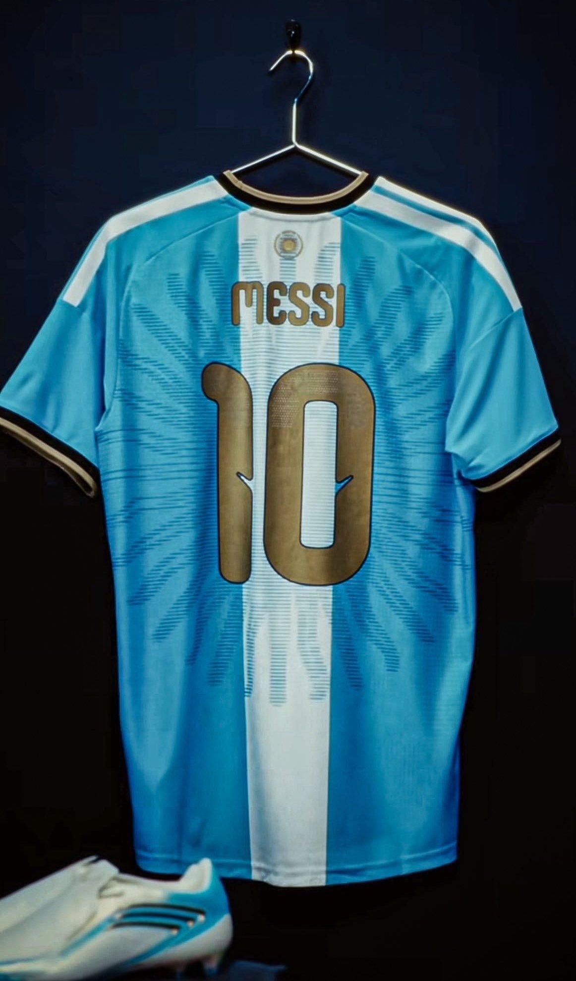 Esta será la camiseta especial que usará Lionel Messi en su despedida de su selección.
