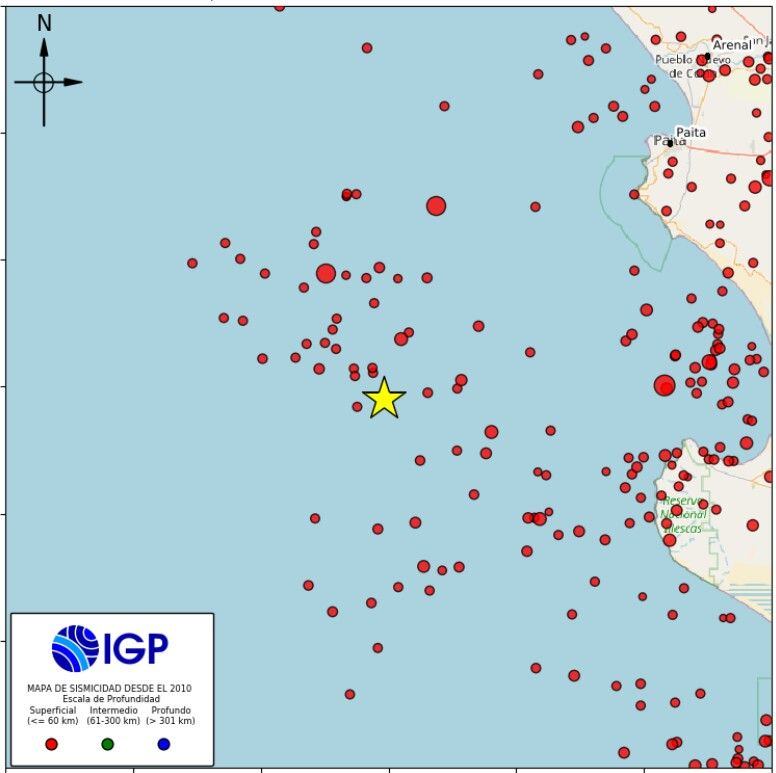 Sismos reportados durante la madrugada del martes 16 de septiembre.