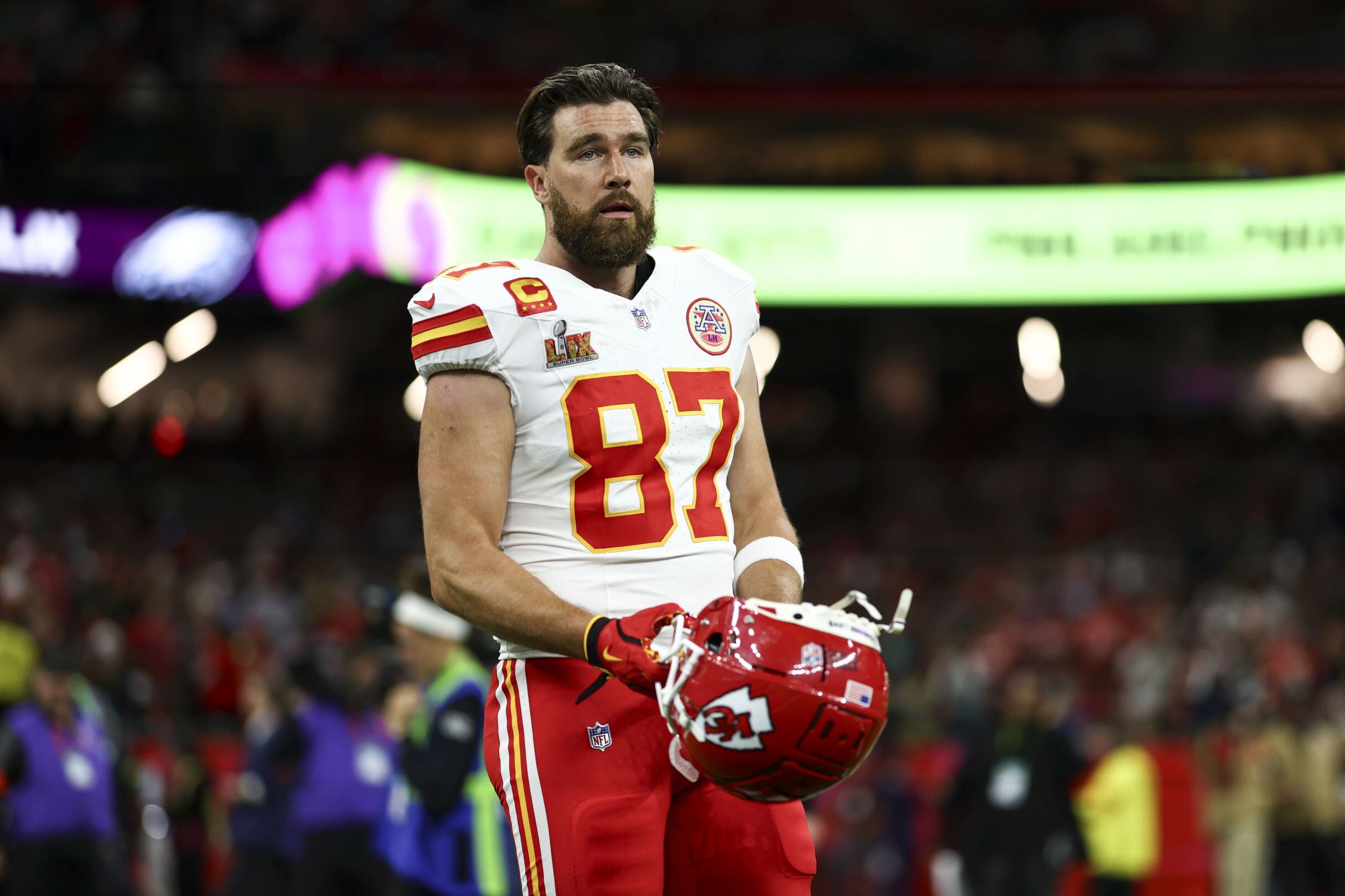 Travis Kelce es un jugador profesional estadounidense de fútbol americano. Juega en la posición de ‘tight end’ y actualmente milita en los Kansas City Chiefs de la National Football League. (Foto: Kevin Sabitus / Getty Images)