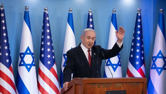El primer ministro israelí, Benjamin Netanyahu. (Foto de Chaim Goldberg / POOL / AFP / Archivo)