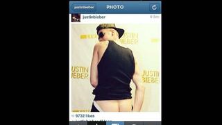 Justin Bieber publicó por error una fotografía de su trasero