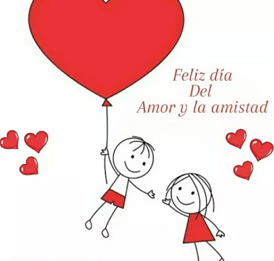 Tarjeta por el día del amor y la amistad. (Foto: Pinterest)