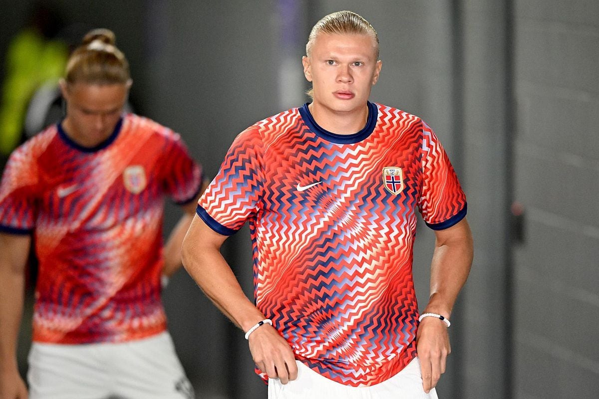 Erling Haaland, goleador de Noruega, se encuentra listo para el partido ante Costa de Marfil | Foto: EFE/EPA/ALBERT PENA