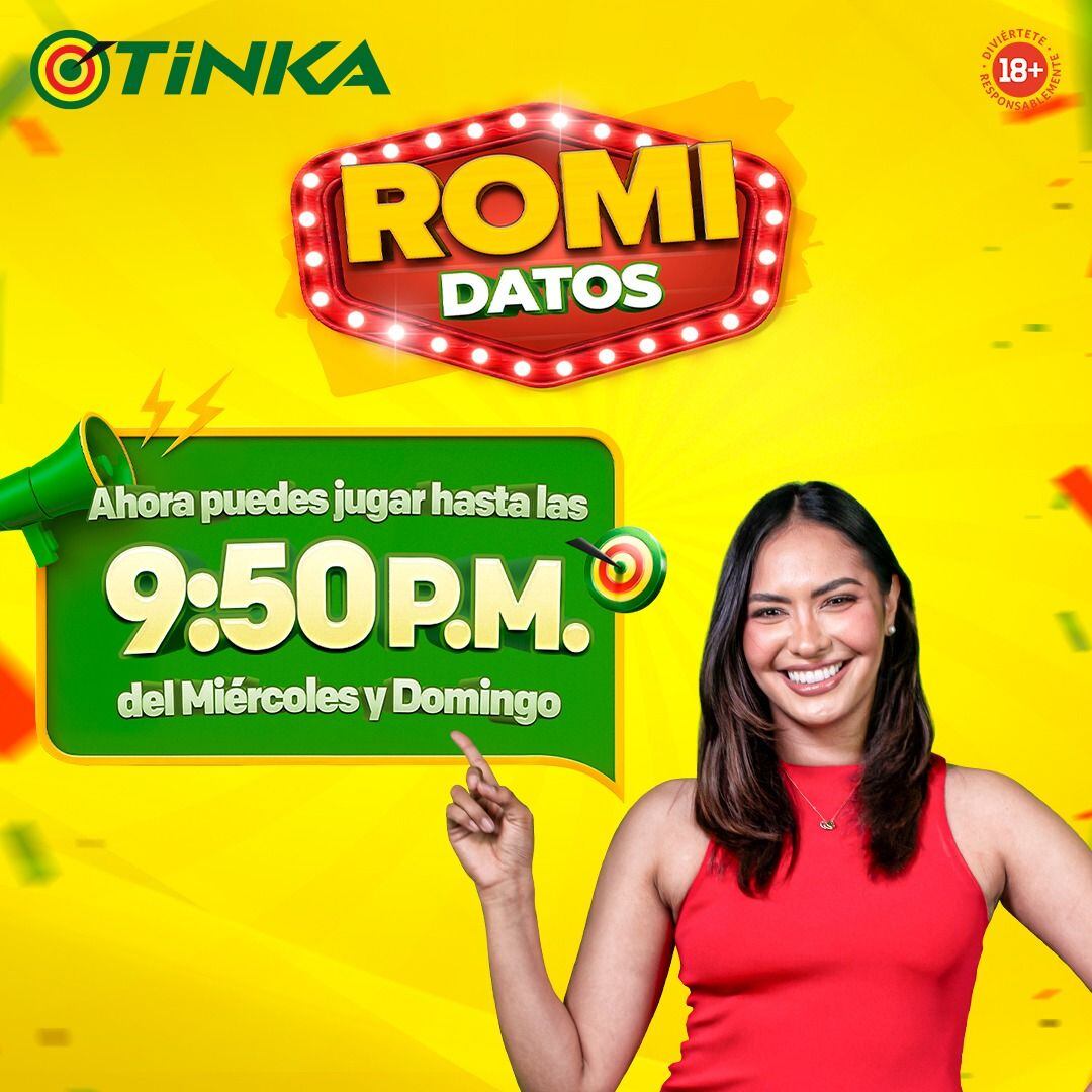 SE AMPLIÓ LA HORA LÍMITE PARA QUE PUEDAS JUGAR CON LA TINKA