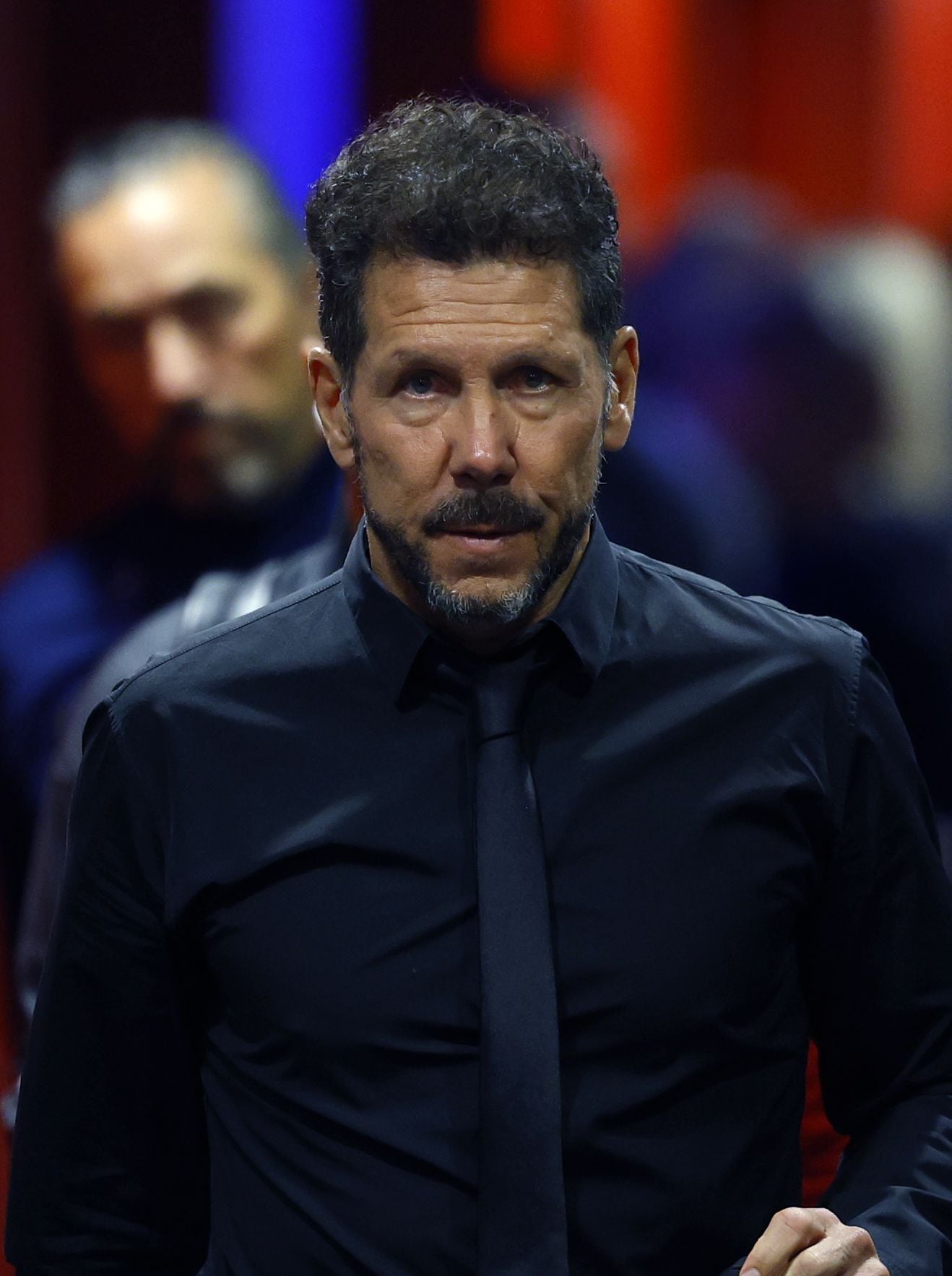 Diego Simeone a su llegada al estadio para el juego ante Barcelona | Foto: Atlético Madrid