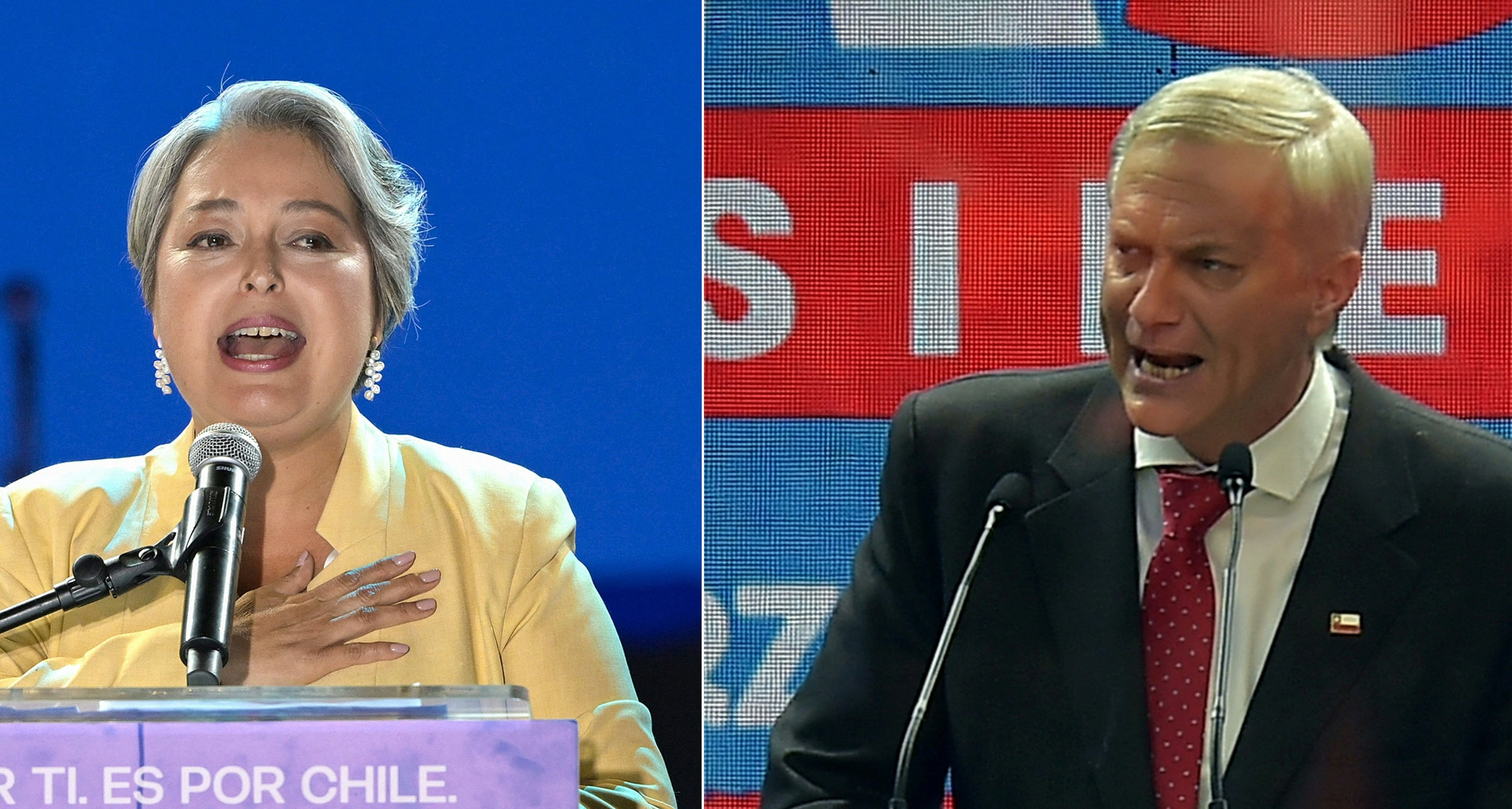 La izquierdista Jeannette Jara y el ultraderechista José Antonio Kast competirán por la Presidencia de Chile en una segunda vuelta el 14 de diciembre . De acuerdo a los resultados preliminares del Servicio Electoral, la exministra comunista de Gabriel Boric obtiene un 26,4 % de los votos, mientras que el exdiputado ultracatólico logra un 24,4 %.