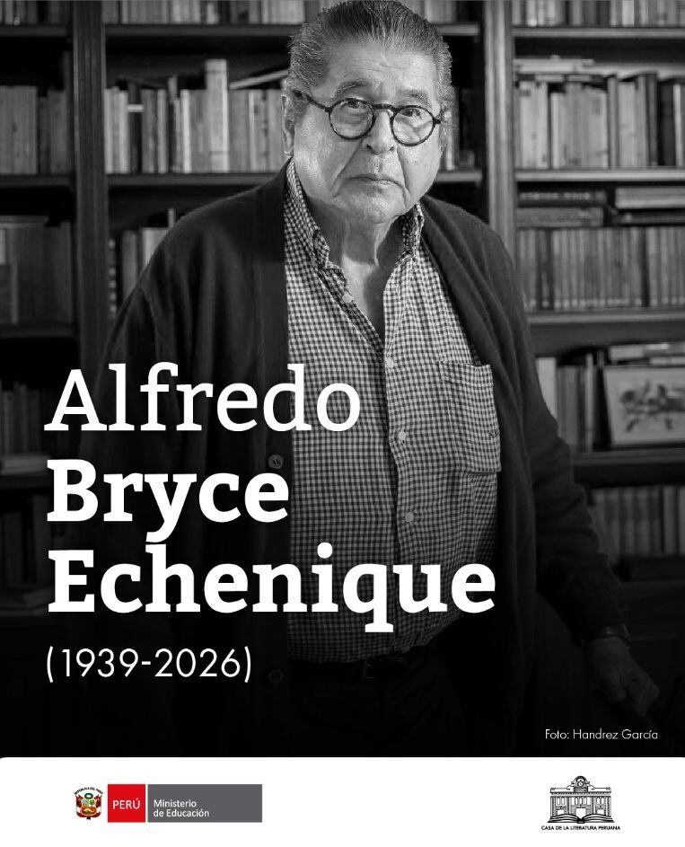 La Casa de la Literatura Peruana lamentó el fallecimiento del escritor peruano Alfredo Bryce Echenique