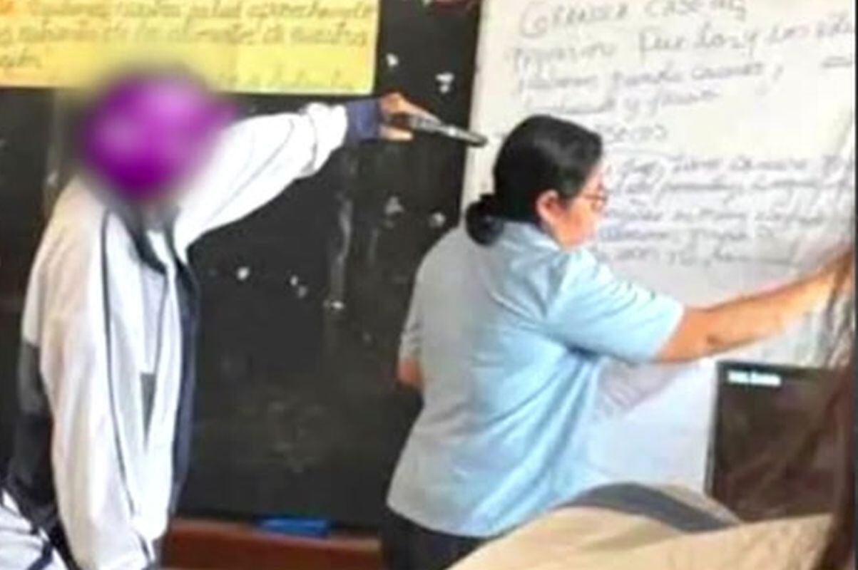 Ocurrió el pasado martes 22 de agosto en la institución educativa San José. Foto: América Noticias