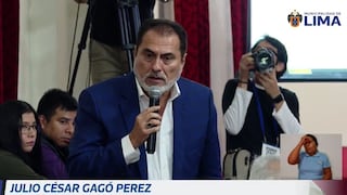 Caso Julio Gagó: Concejo de Lima no debate informe final sobre denuncia contra regidor de Rafael López Aliaga