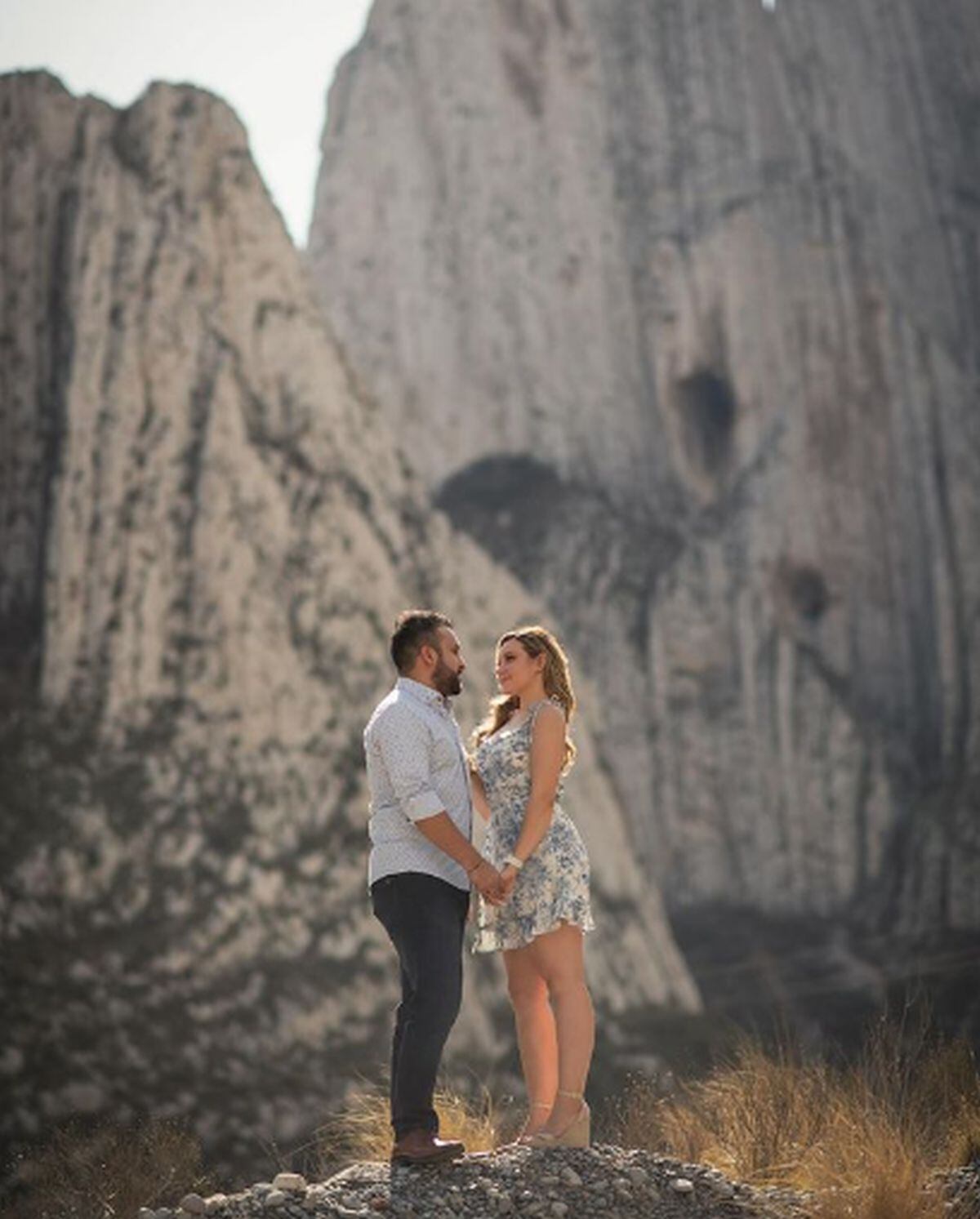 La gimnasta junto a su esposo en el Día de San Valentín (Foto: Ana Lago / Instagram)