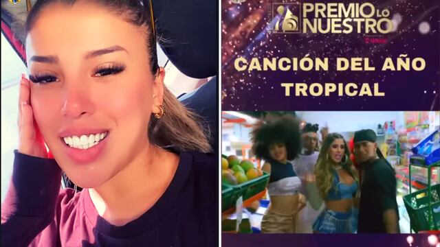 Yahaira Plasencia se muestra feliz al ser nominada a Premio Lo Nuestro 2023