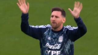 Estalló Wembley: la ovación de los hinchas argentinos a Lionel Messi en el calentamiento | VIDEO