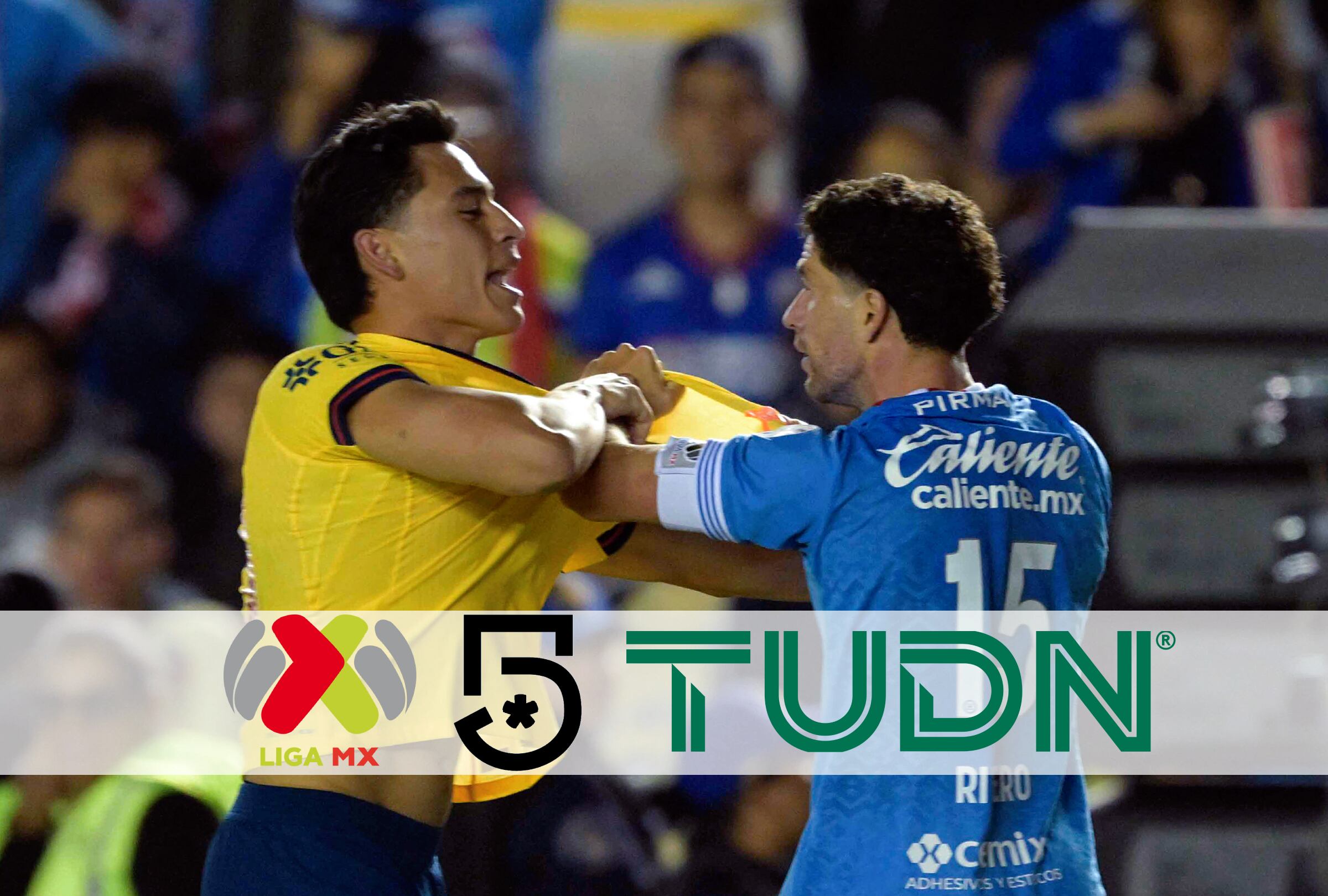 Cobertura oficial del Canal 5 y TUDN para ver el partido América vs. Cruz Azul este sábado 12 de abril por la jornada 15 del Torneo Clausura de la Liga MX 2025 desde el Estadio Ciudad de los Deportes (Foto: AFP)