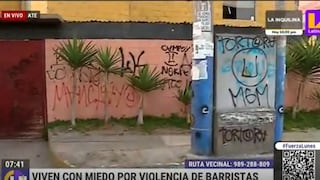Ate: vecinos denuncian vandalismo por parte de presuntos barristas y exigen mayor seguridad a autoridades