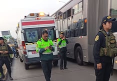 Independencia: adulto mayor falleció tras ser embestido por bus policial en la vía del Metropolitano