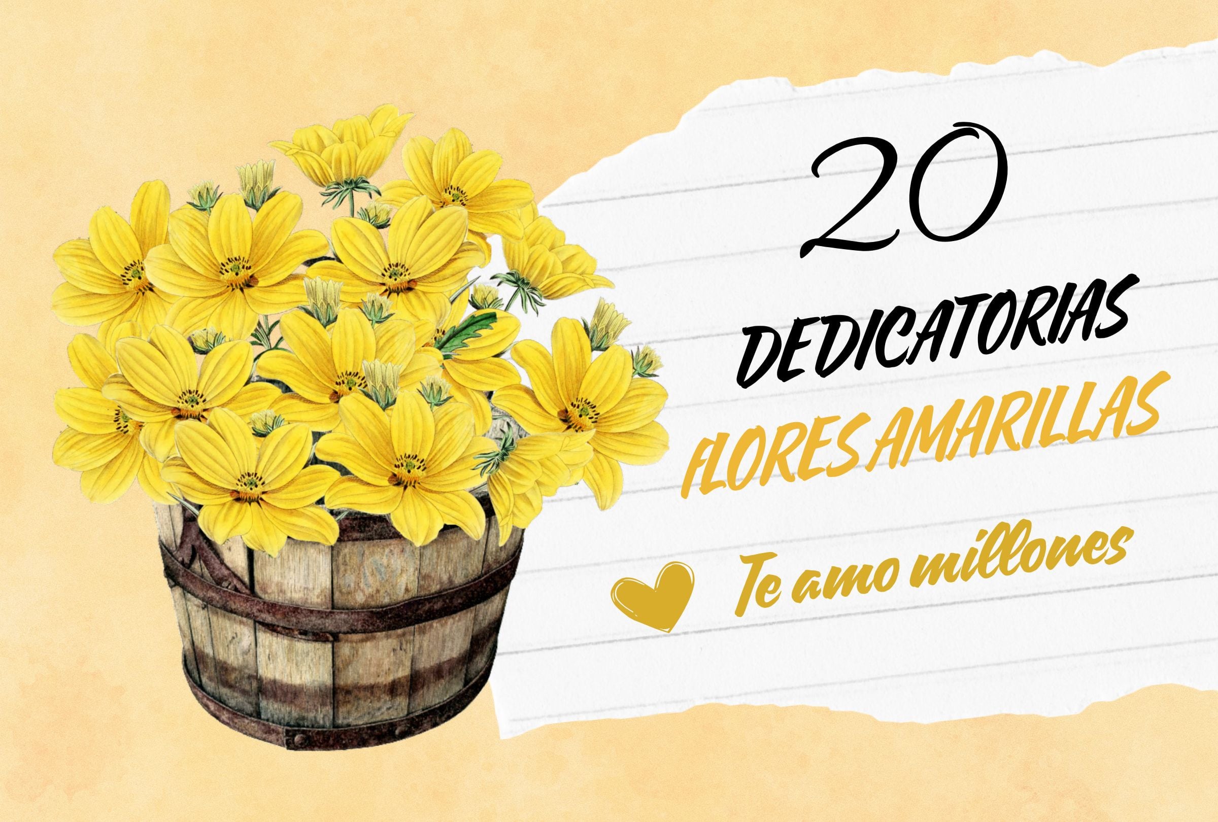 Estas son las mejores dedicatorias para enviar este sábado 21 de marzo antes de regalar Flores Amarillas a esa persona especial. (Foto: Imagen creada por El Comercio Mag usando la IA de ChatGPT)