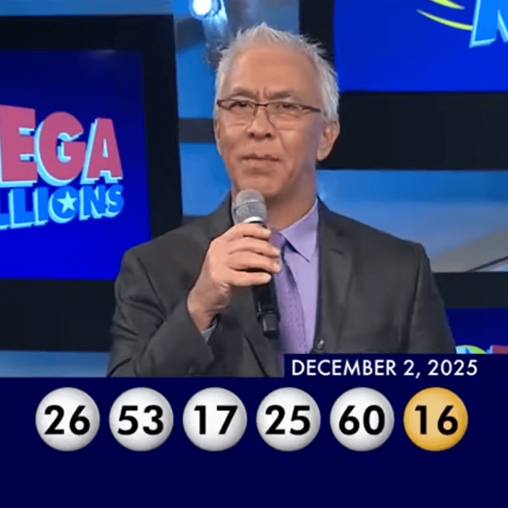 Resultados del sorteo en vivo de Mega Millions.
