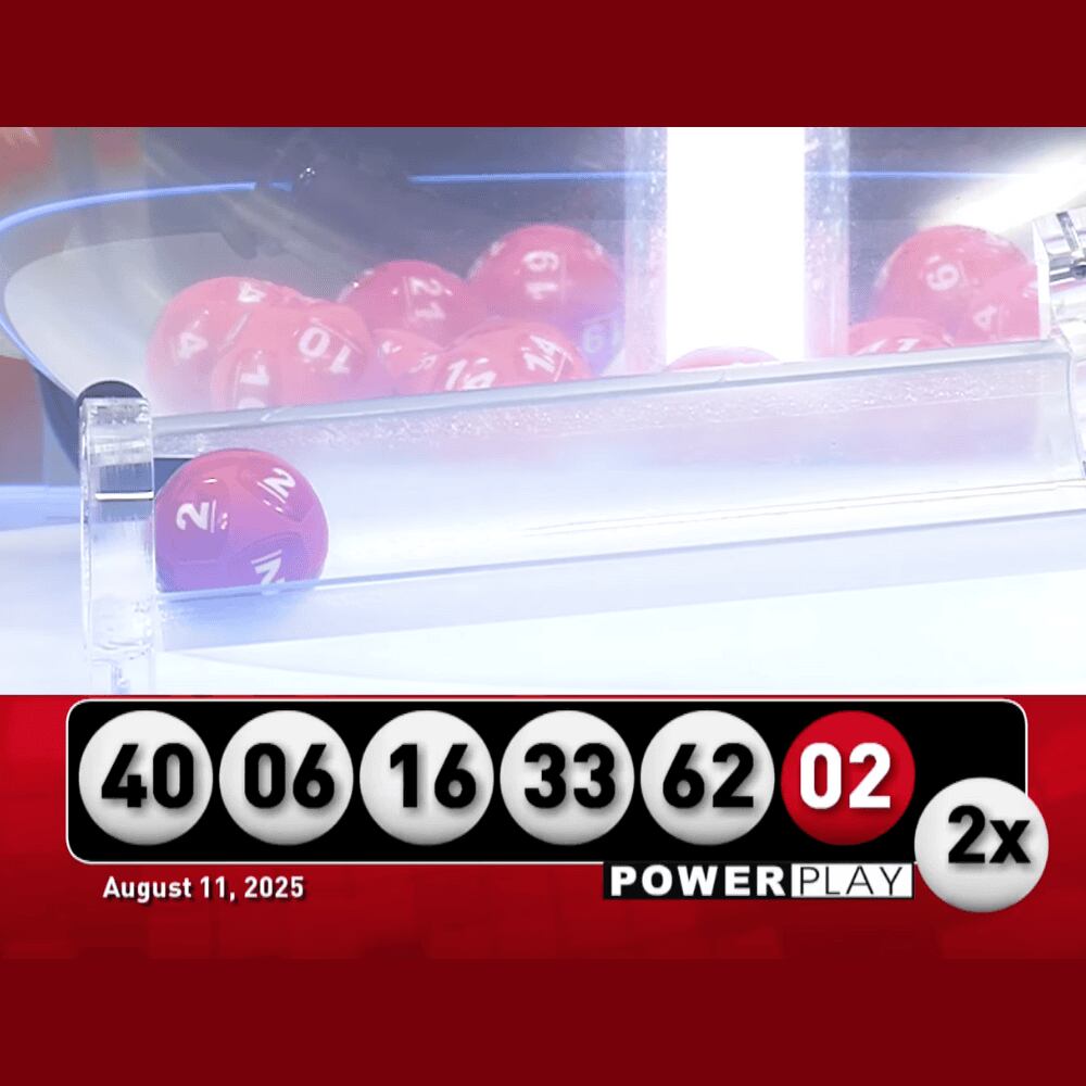 Resultados del sorteo en vivo del lunes 11 de agosto.