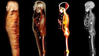 La momia que fue enterrada con un “corazón de oro” hace 2.300 años en Egipto