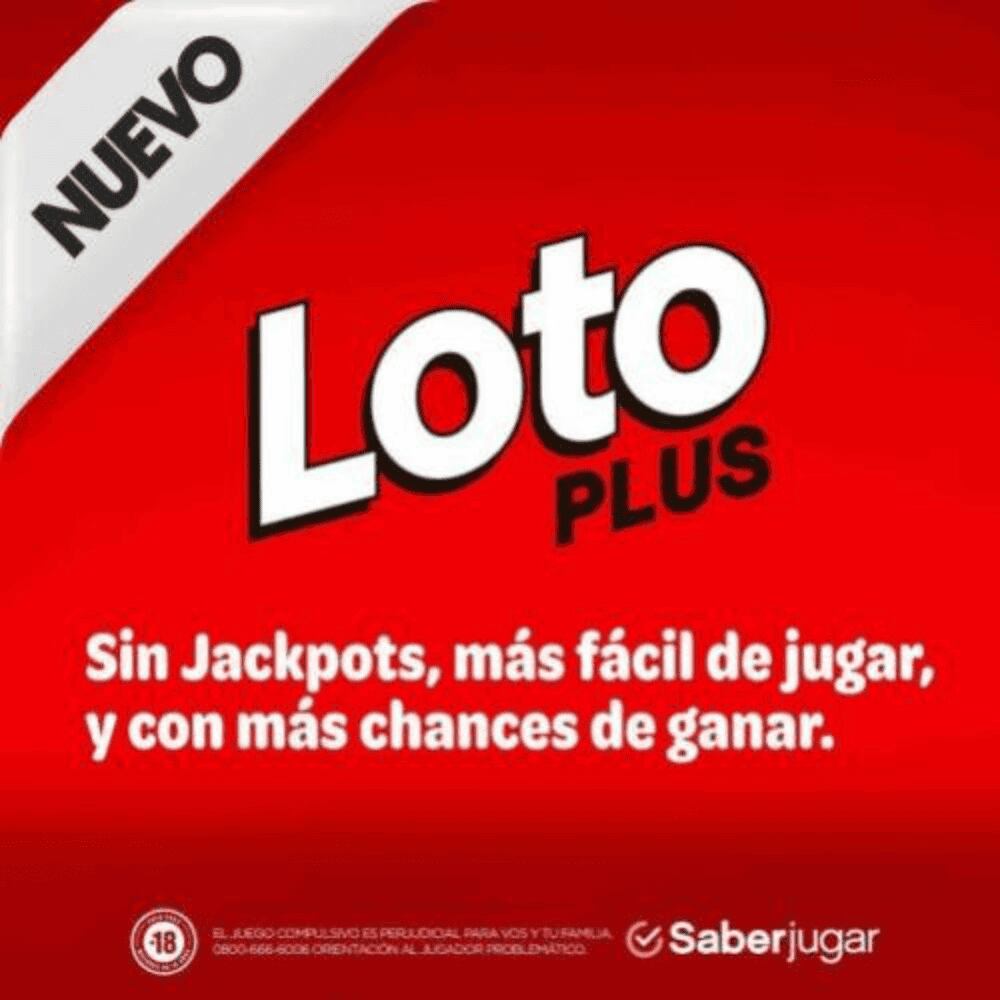 Conoce el nuevo Loto Plus sin jackpots.