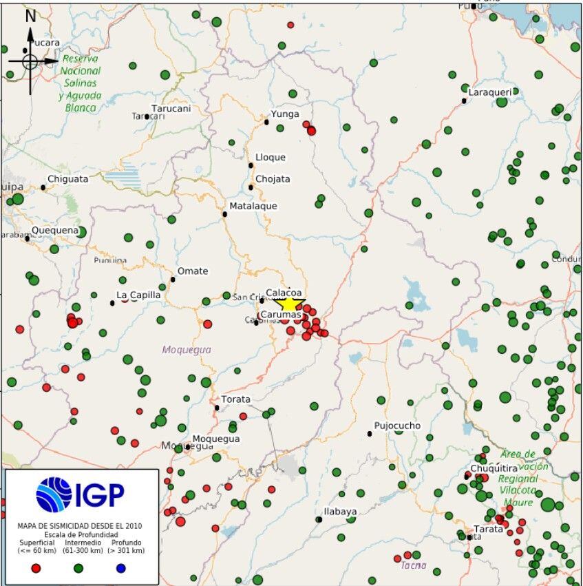 Principales sismos reportados durante la madrugada del sábado 5 de abril.