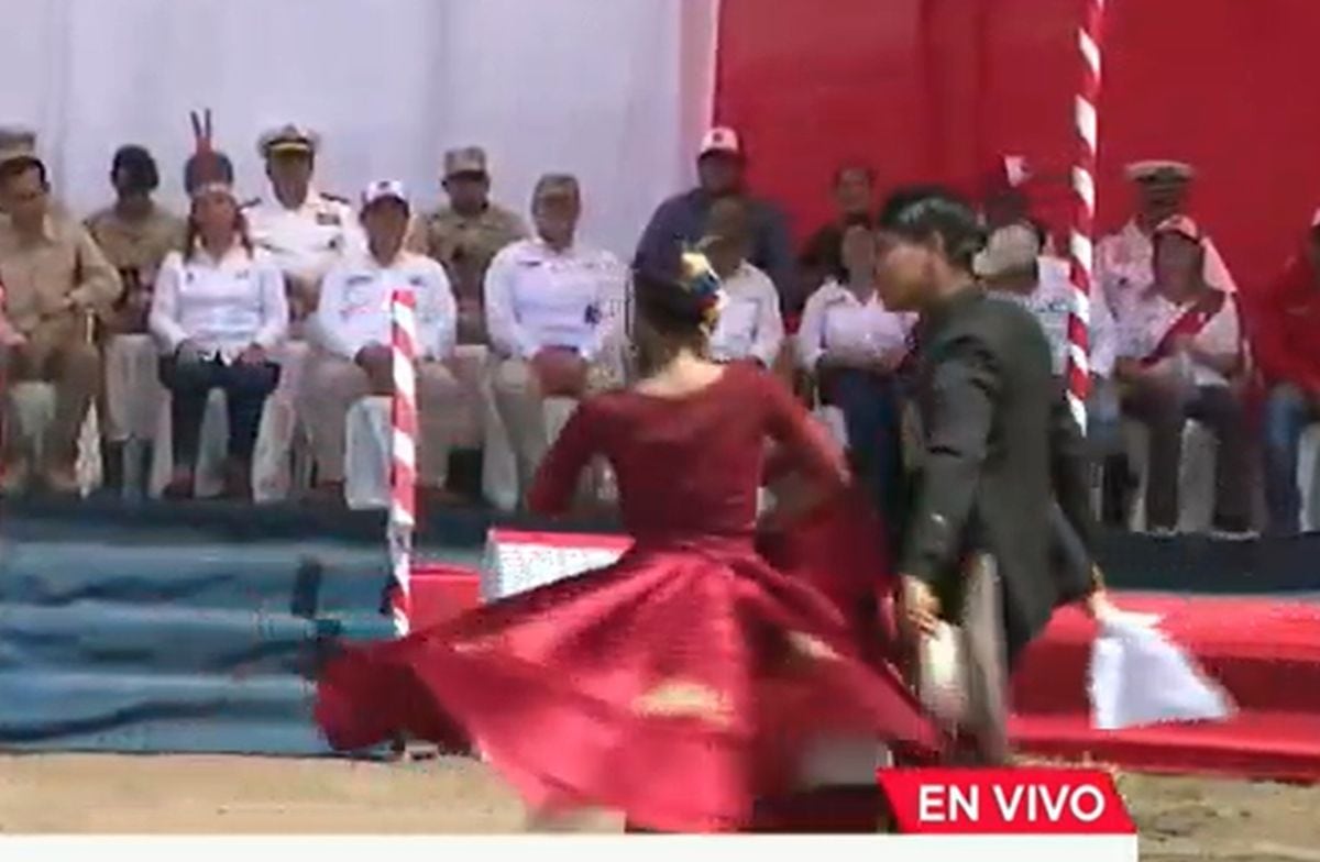 La danza de la marinera norteña se hizo presente en el distrito Santa Rosa de Loreto | Captura de video TV Perú