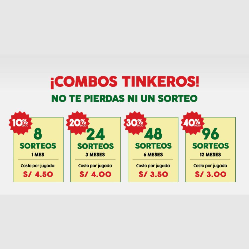 Puedes retar a tu suerte con los combos de jugadas compradas.