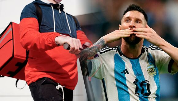 Viral: El emotivo audio de un repartidor que llegó a la casa de Lionel Messi | Composición: Pexels / Reuters