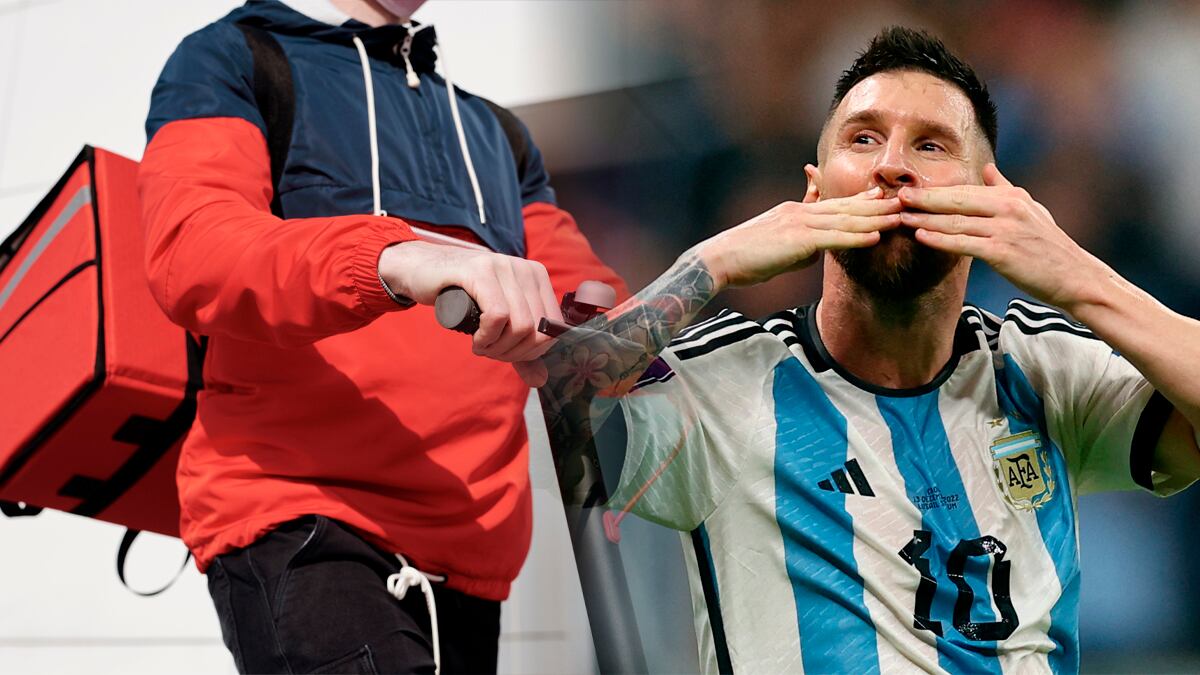 Viral: El emotivo audio de un repartidor que llegó a la casa de Lionel Messi | Composición: Pexels / Reuters
