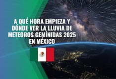 ¿A qué hora empieza y dónde ver la lluvia de meteoros Gemínidas 2025 EN VIVO hoy 13 y 14 de diciembre en México?