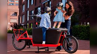 Como si fuera un automóvil: esta bicicleta eléctrica puede transportar a dos niños por 32 mil soles | VIDEO