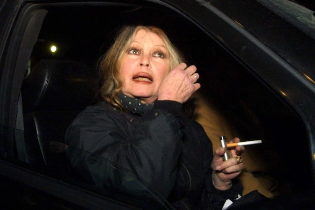 Brigitte Bardot en el aeropuerto de Bucarest, Rumania, en 2001 | EFE/EPA/ROBERT GHEMENT