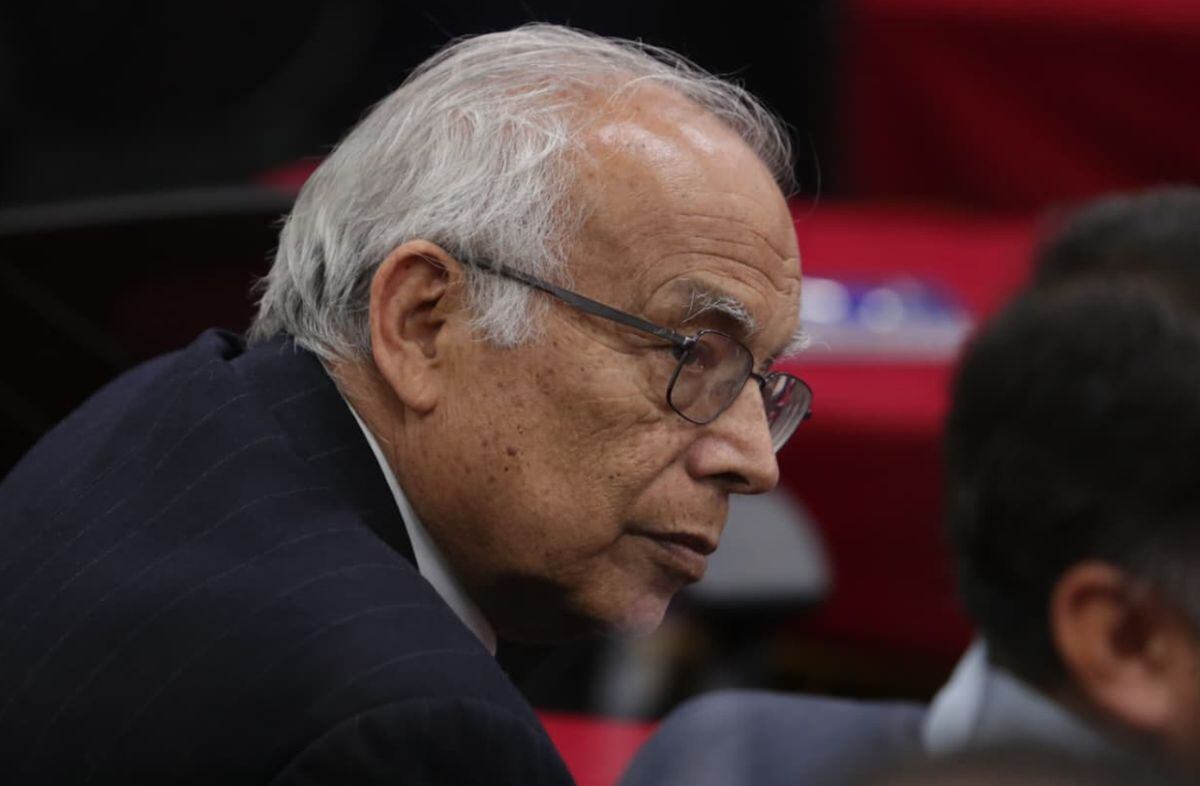 Aníbal Torres, expresidente del Consejo de Ministros durante el gobierno de Pedro Castillo, presente en la audiencia de adelanto de fallo por el golpe de Estado del 7 de diciembre de 2022 | Foto: Julio Reaño/@photo.gec