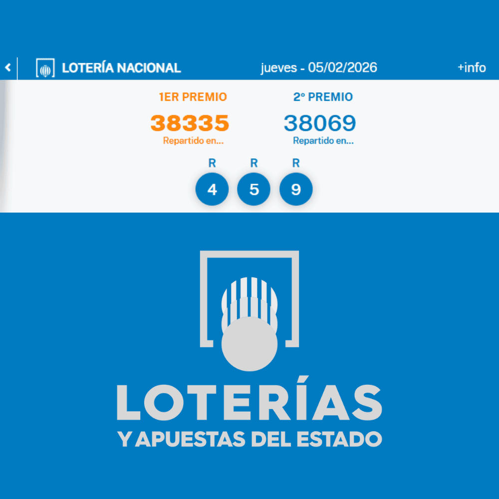 Conoce los números del primer premio de la Lotería Nacional.