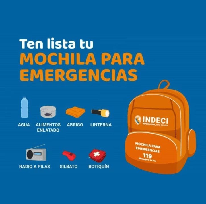 REVISA LO QUE UNA MOCHILA DEBE EMERGENCIAS PARA EL HOGAR DEBE CONTENER.