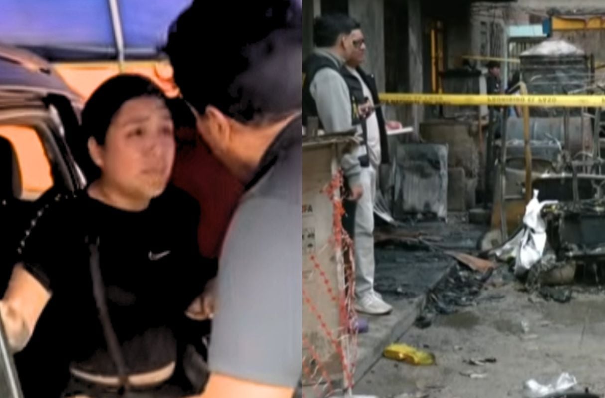 Incendio en Cercado de Lima: Policía detiene a dos personas presuntamente implicadas