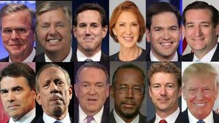 Elecciones EE.UU.: Conoce a los 12 candidatos republicanos