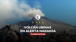 Volcán Ubinas en alerta naranja: explosión emitió bloques balísticos incandescentes