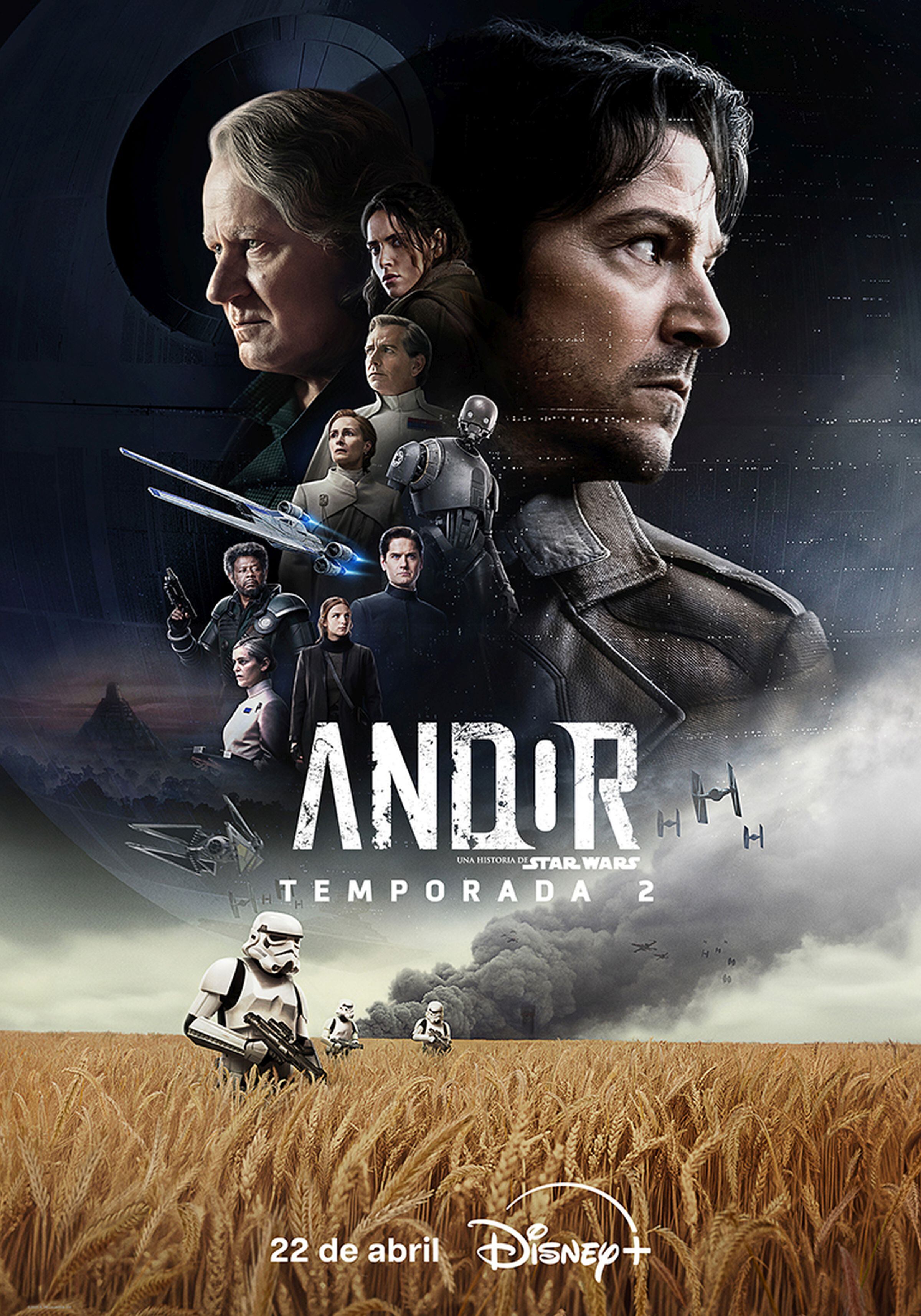 Póster oficial de la segunda temporada de "Andor" (Foto: Disney+)