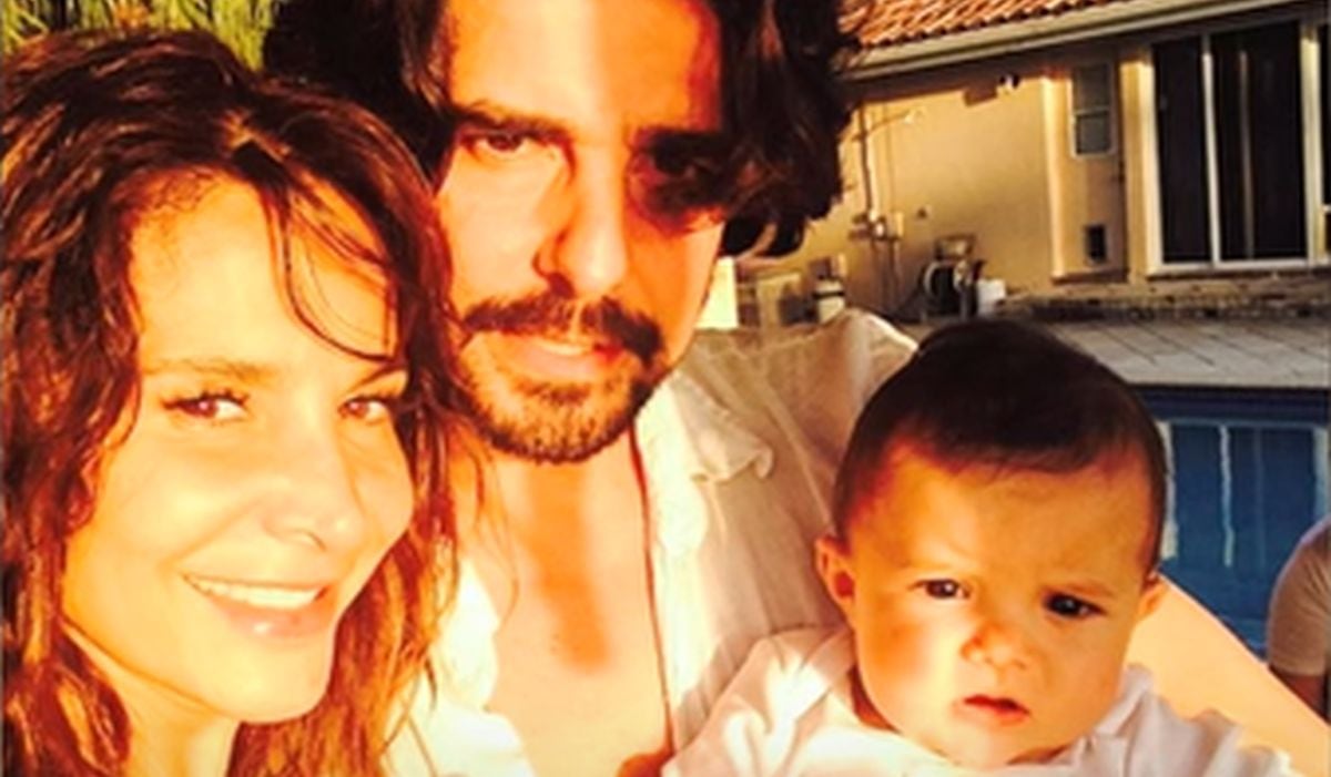 Lorena Rojas junto a su esposo, Jorge Monje, y su pequeña Luciana (Foto: Ventaneando / TV Azteca)