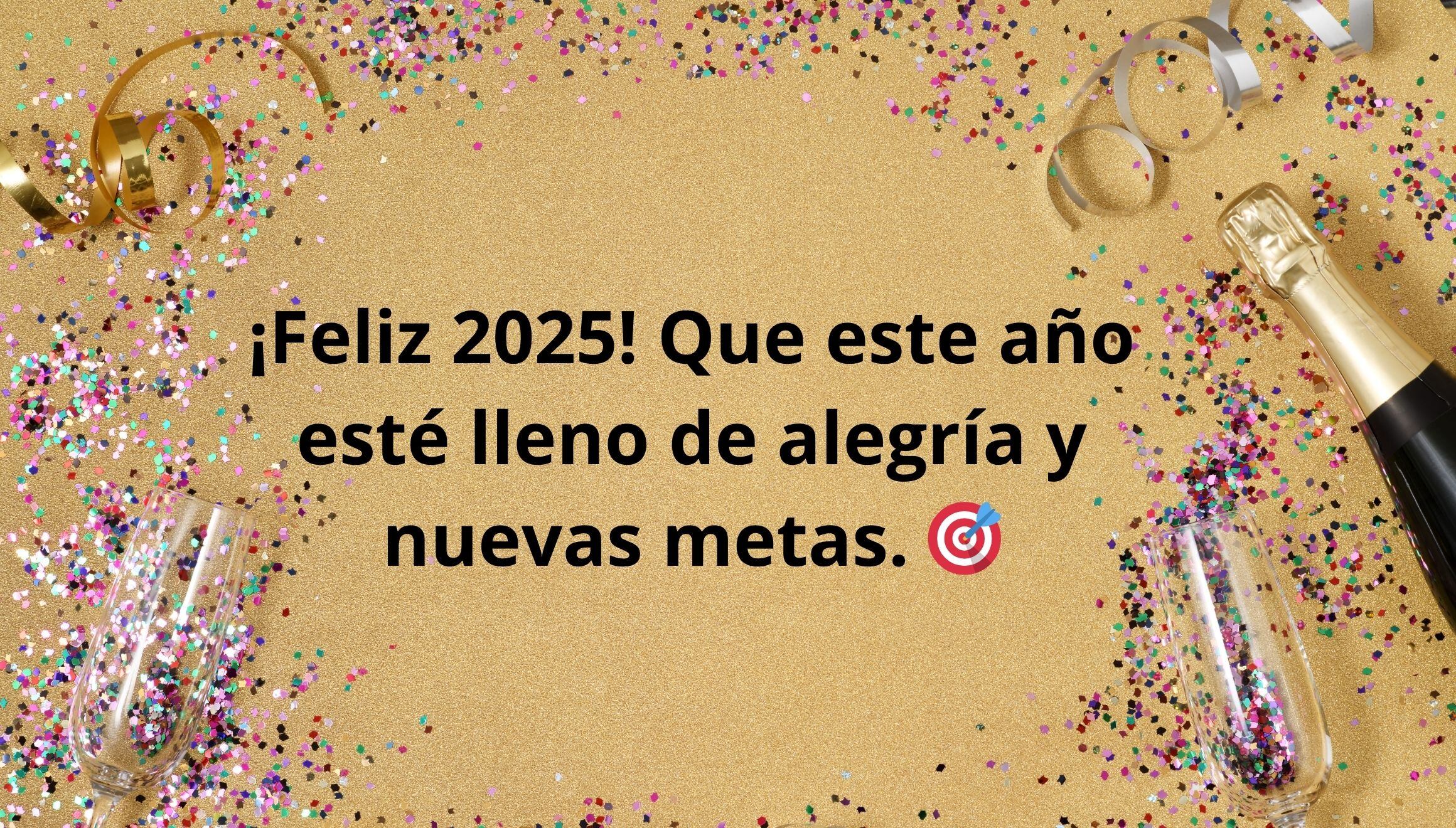 Estas son las mejores imágenes de tarjetas de ¡Feliz Año Nuevo 2025! y frases de Fin de Año para que puedas compartir en tus redes sociales de WhatsApp, Facebook, Instagram, TikTok, Reddit y Telegram este martes 31 de diciembre y miércoles 1 de enero de 2025 (Foto: Canva.com)
