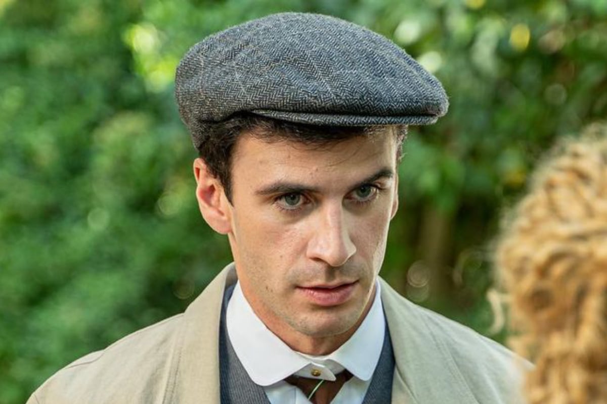Alejandro Vergara como Abel Bueno en la telenovela "La promesa" (Foto RTVE)