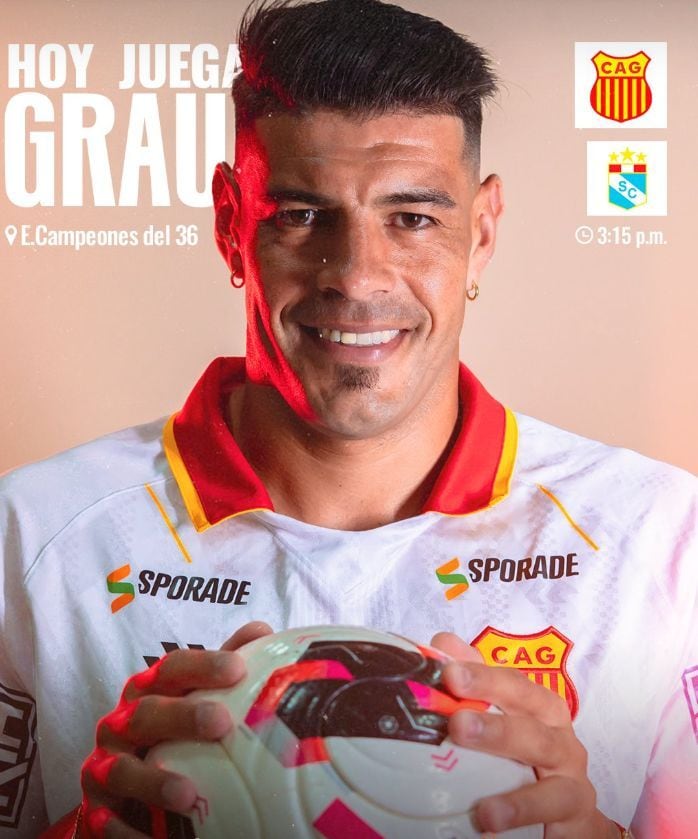 Publicación de Atlético Grau con miras al encuentro ante Sporting Cristal por la Liga 1