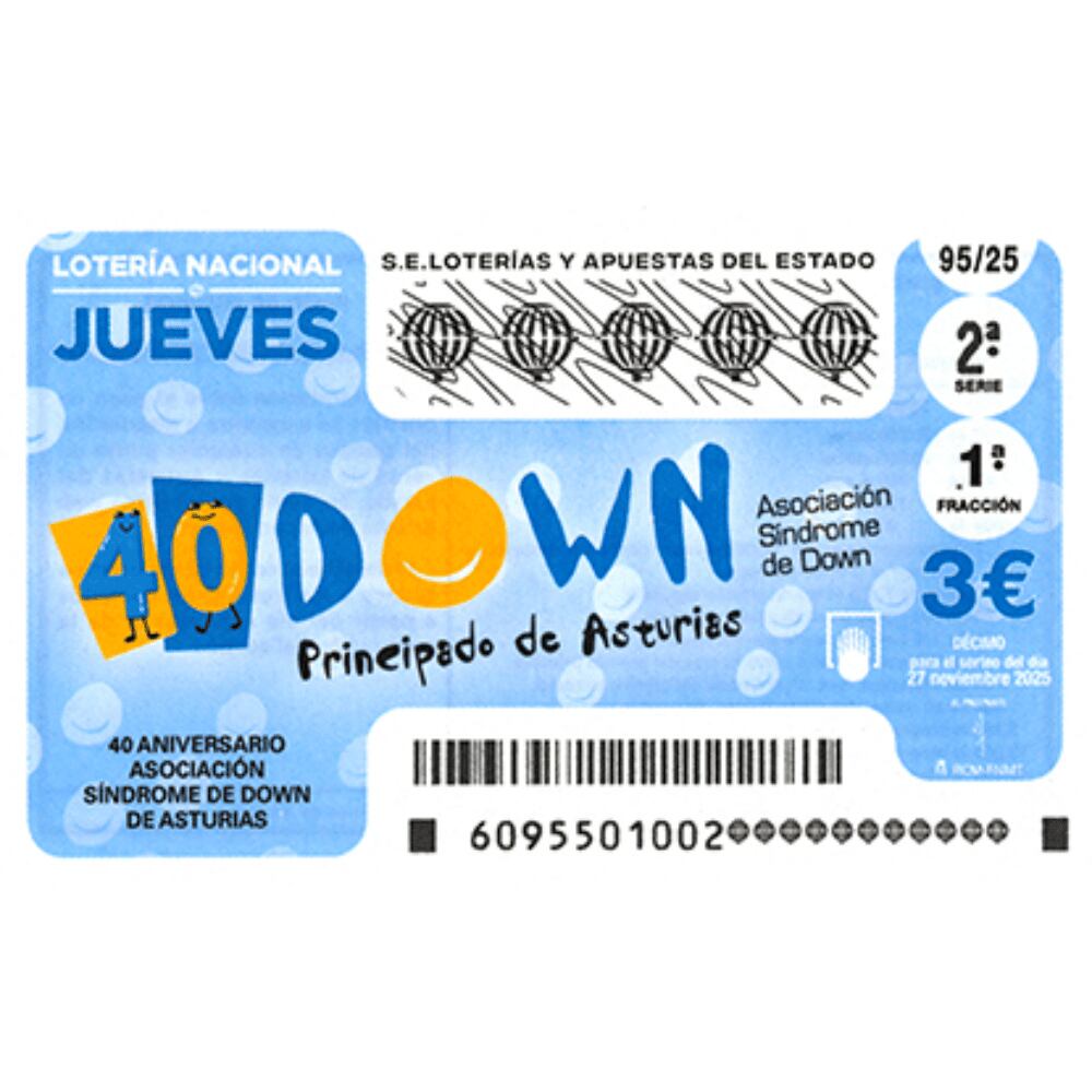 Este es el billete de la Lotería Nacional que jugará esta noche de jueves.