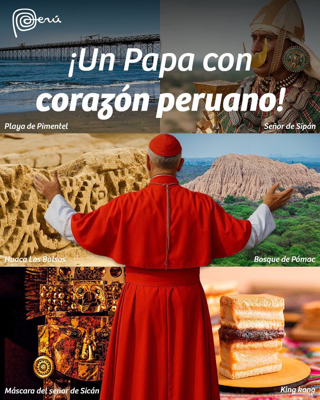 La Marca PERÚ celebró la elección del papa León XIV: ¡De Chiclayo para el mundo!