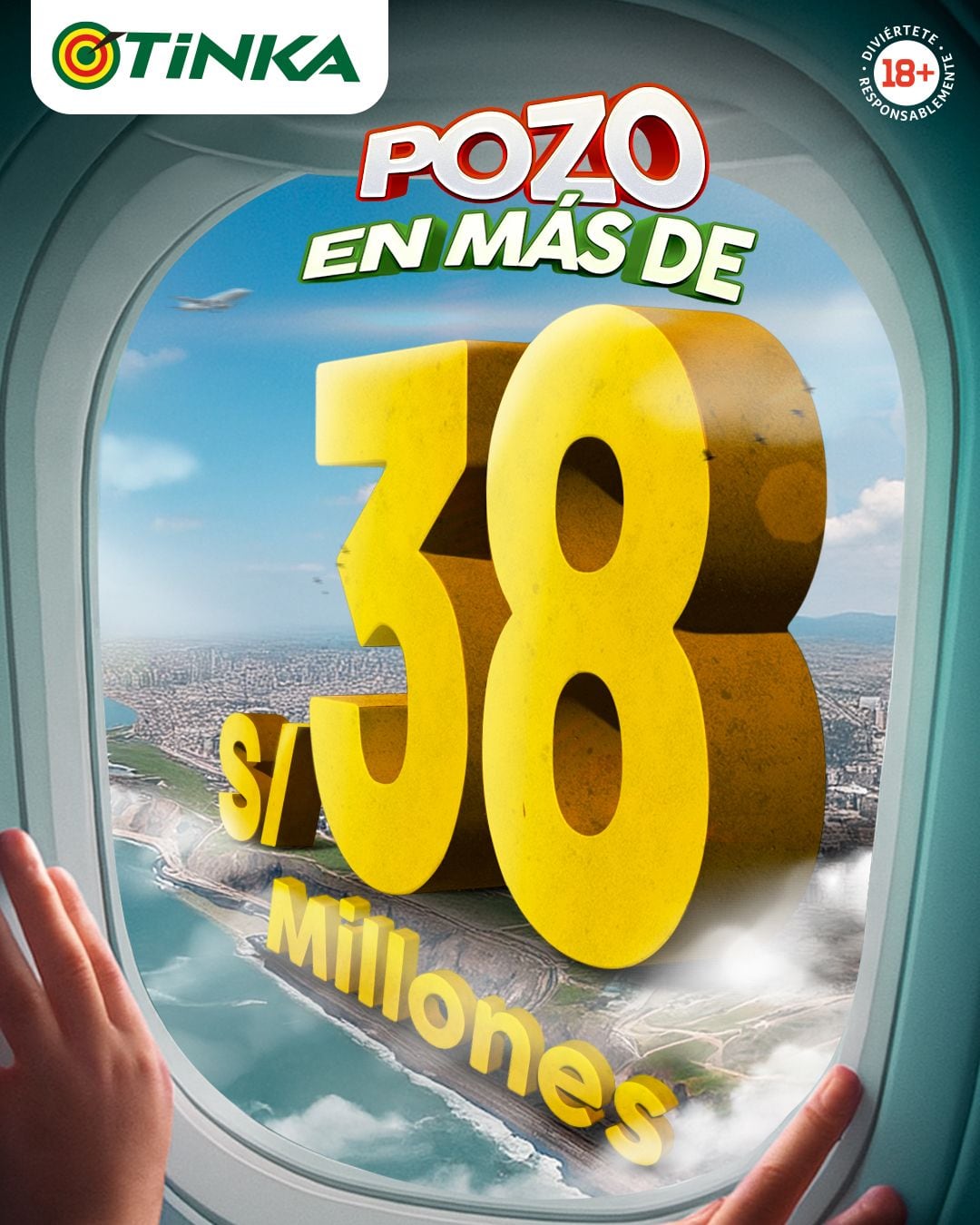 El Pozo de La Tinka tiene un pozo histórico con más de 38 millones y esta noche de domingo ¡Tú puedes ser el próximo millonario del Perú!
