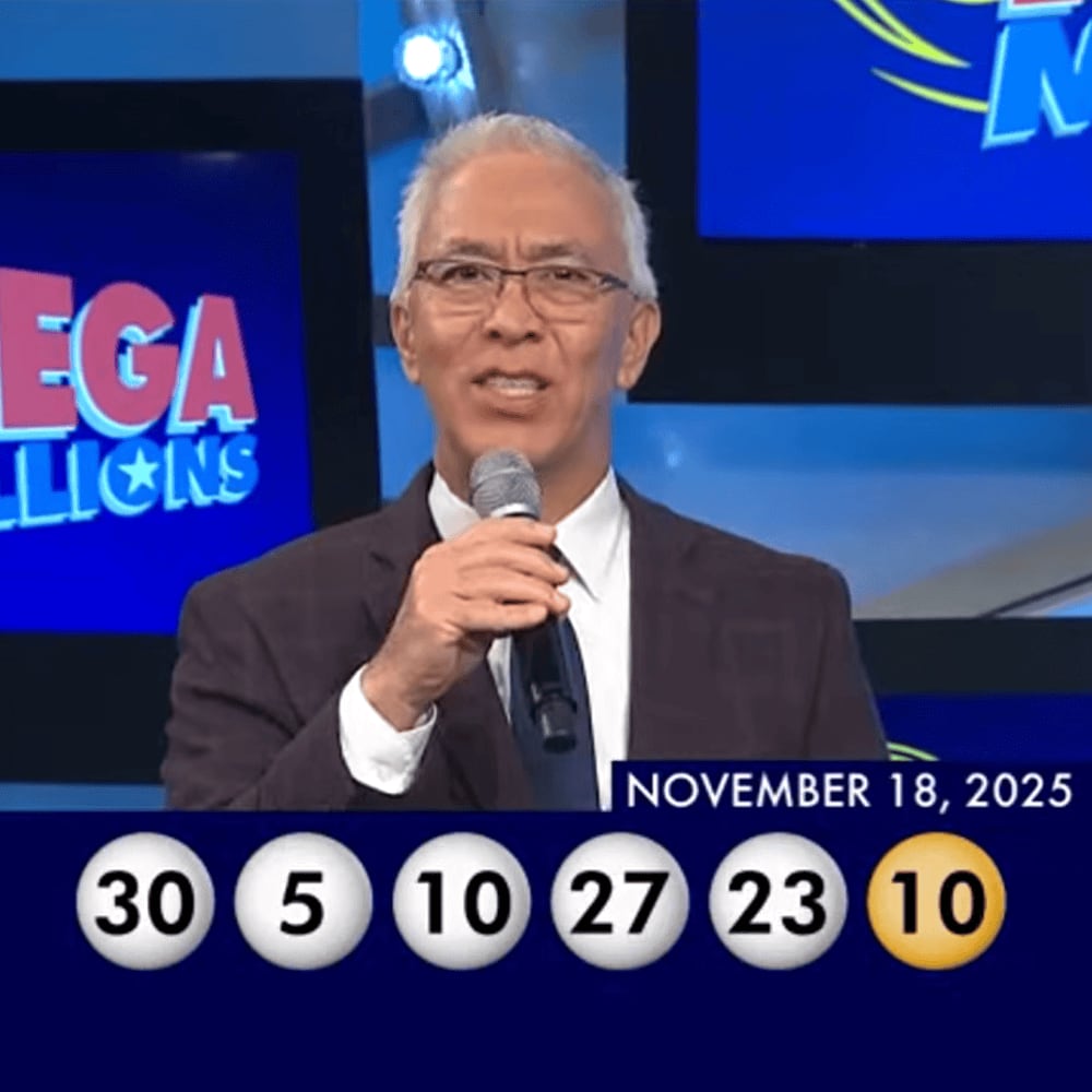 Resultados del sorteo en vivo de Mega Millions.