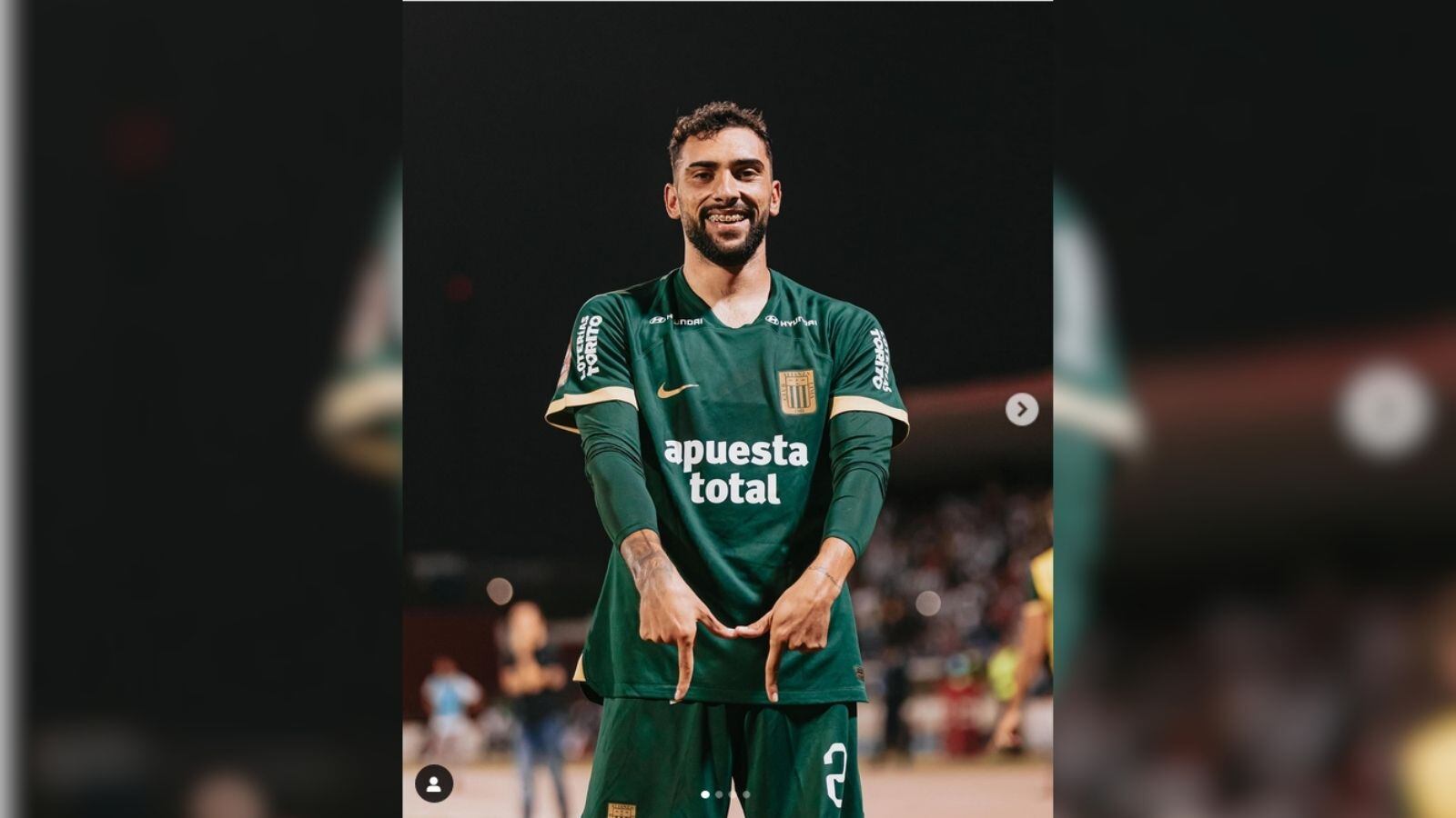 El curioso gesto que tuvo Juan Pablo Freytes tras anotar el primer gol de Alianza Lima contra Carlos Mannucci.